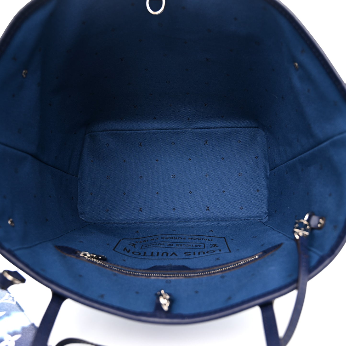 Monogram Escale Neverfull MM Blue