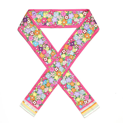 Louis Vuitton Silk Olivia Bandeau Multicolor Rosa 1 of 3