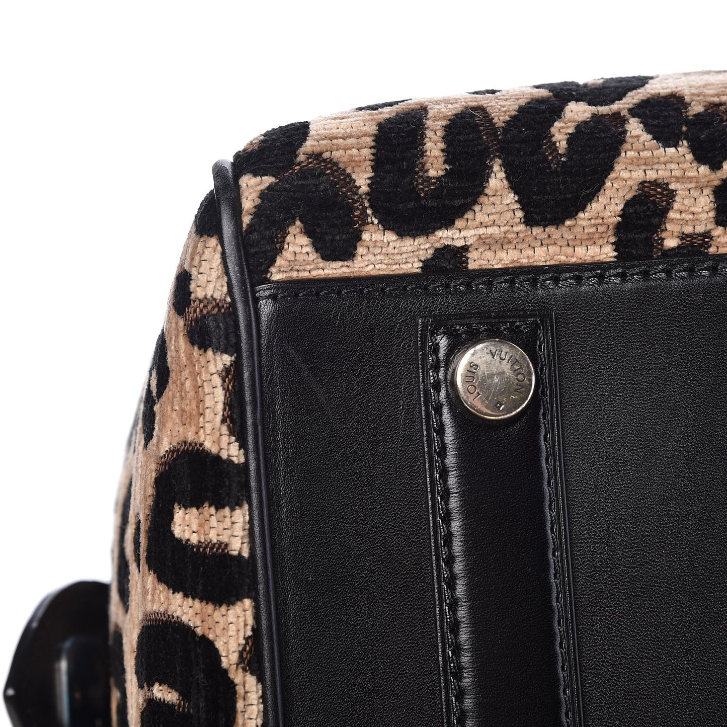 Jacquard Velvet Leopard Print Stephen Sprouse Speedy