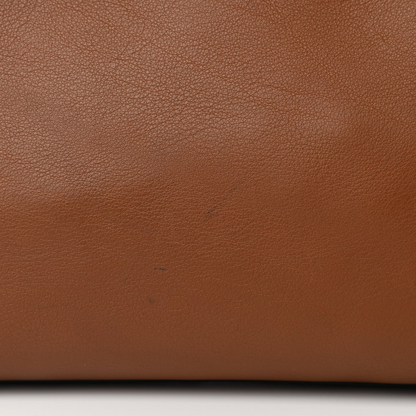 Calfskin Lace Up Medium Peekaboo Iconic Satchel Cognac