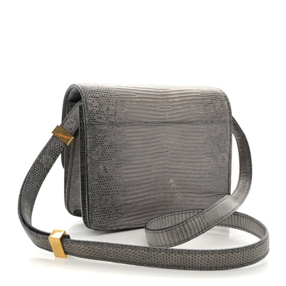 Celine Lizard Small Classic Box Flap Bag Medium Grey 3 of 14