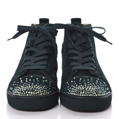 Christian Louboutin Veau Velours Mens New Lou Degra Flat Sneakers 41.5 Ivy 3 of 7