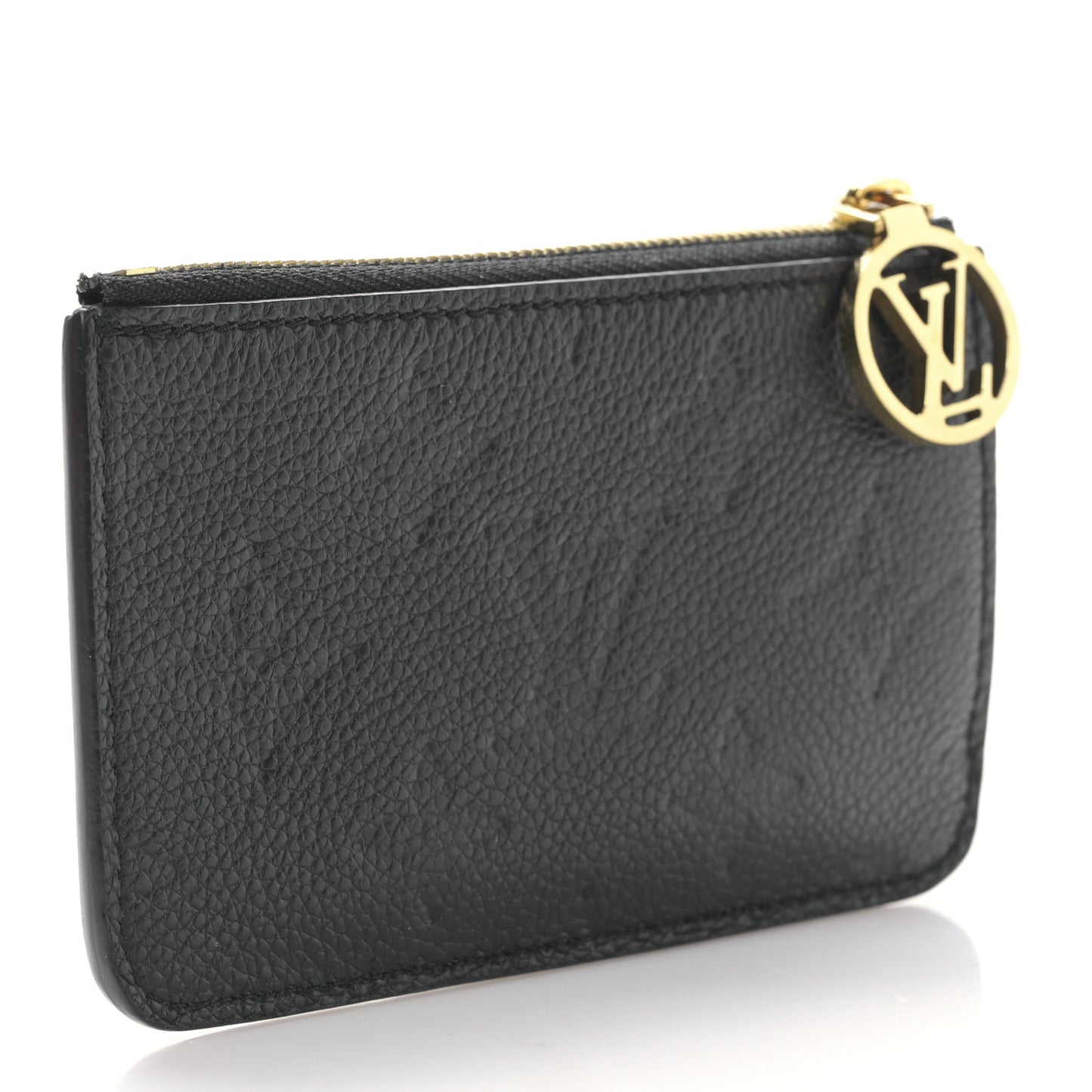 Empreinte Monogram Zipped Romy Card Holder Black