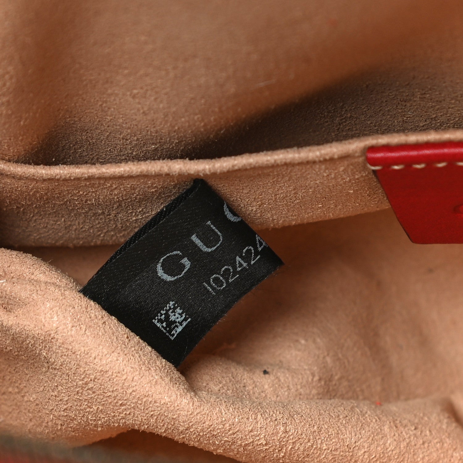 Gucci Calfskin Matelasse GG Marmont Belt Bag 75 30 Hibiscus Red 7 of 10