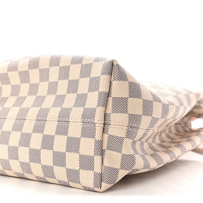 Louis Vuitton Damier Azur Graceful MM Rose Ballerine 9 of 9