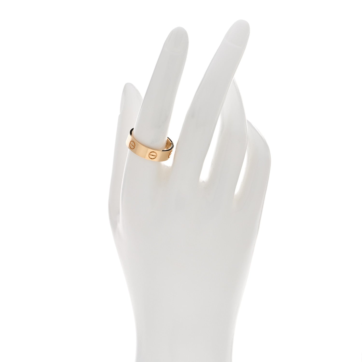 Cartier 18K Yellow Gold 5.5mm LOVE Ring 58 8.25 2 of 5