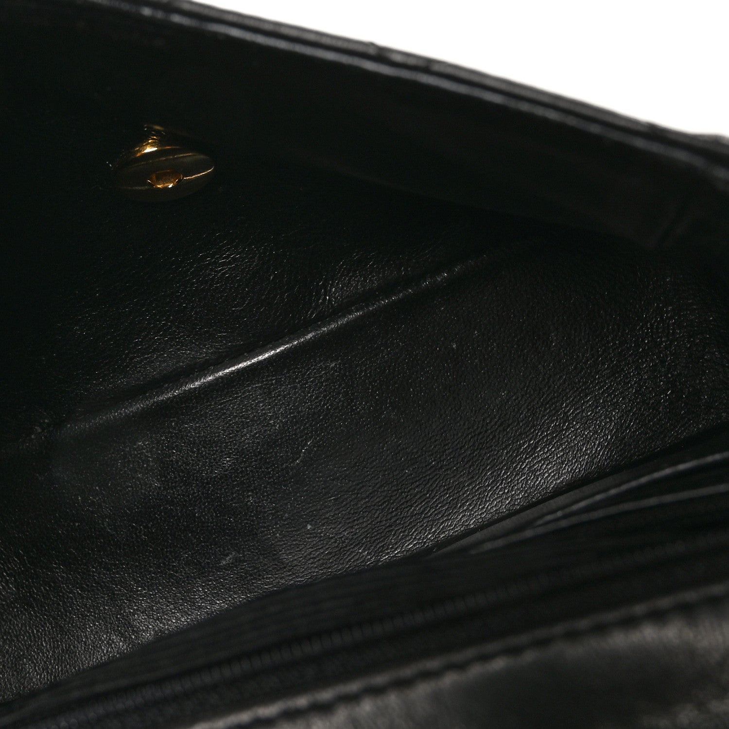 Chanel Lambskin Quilted Mini Square Flap Bag Black 5 of 10