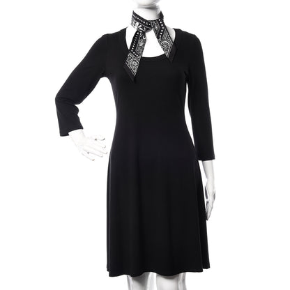 Hermes Silk Entre Ciel Et Mer Twilly Black White 2 of 5