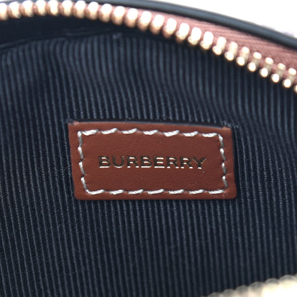 Burberry Canvas Calfskin Louise Bag Natural 8 of 10