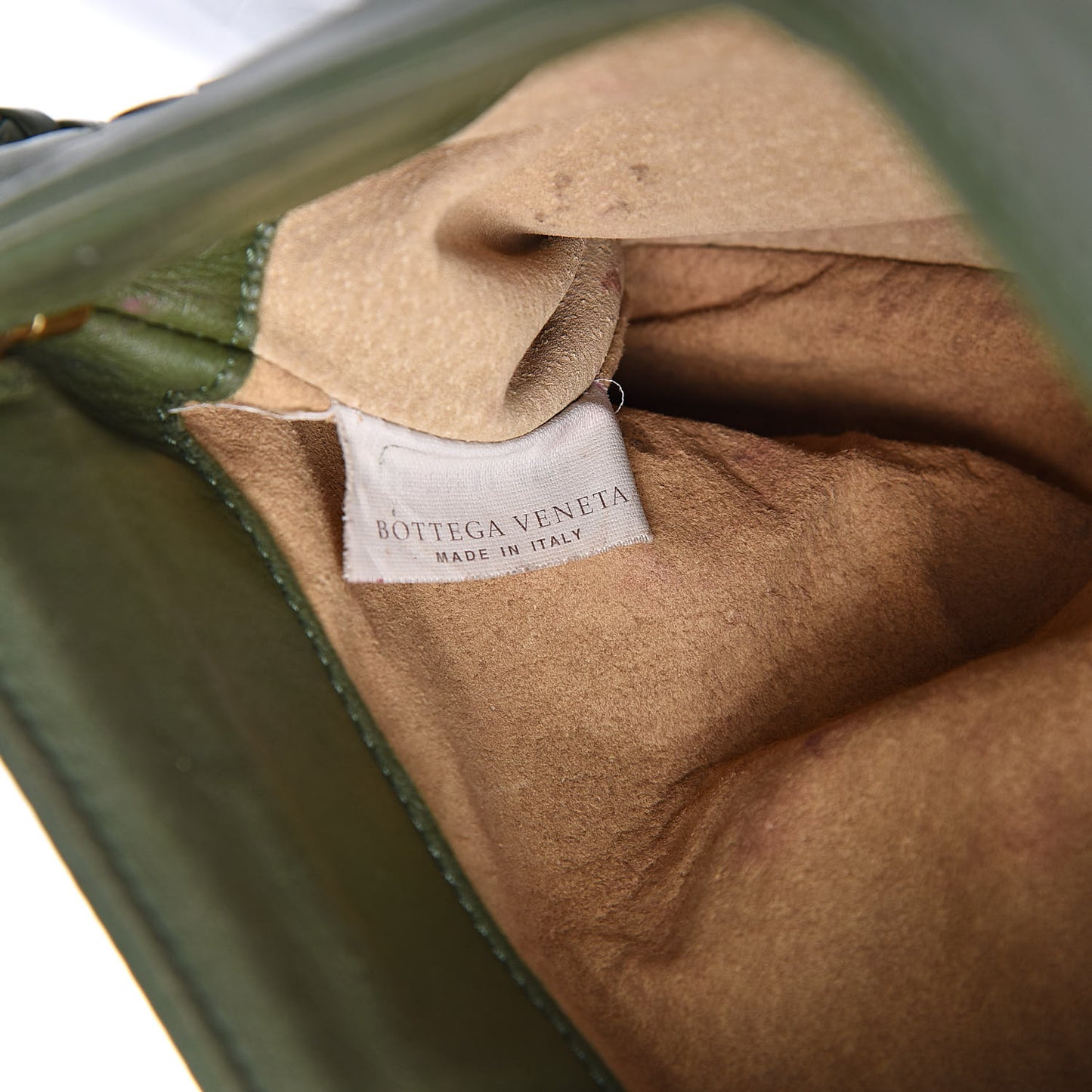 Nappa Intrecciato Mini Shoulder Bag Foglia