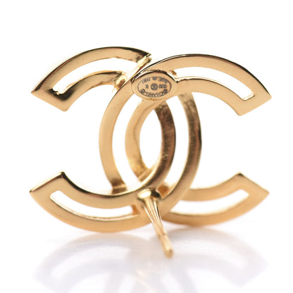 Chanel Metal Obazine CC Earrings Gold 4 of 6