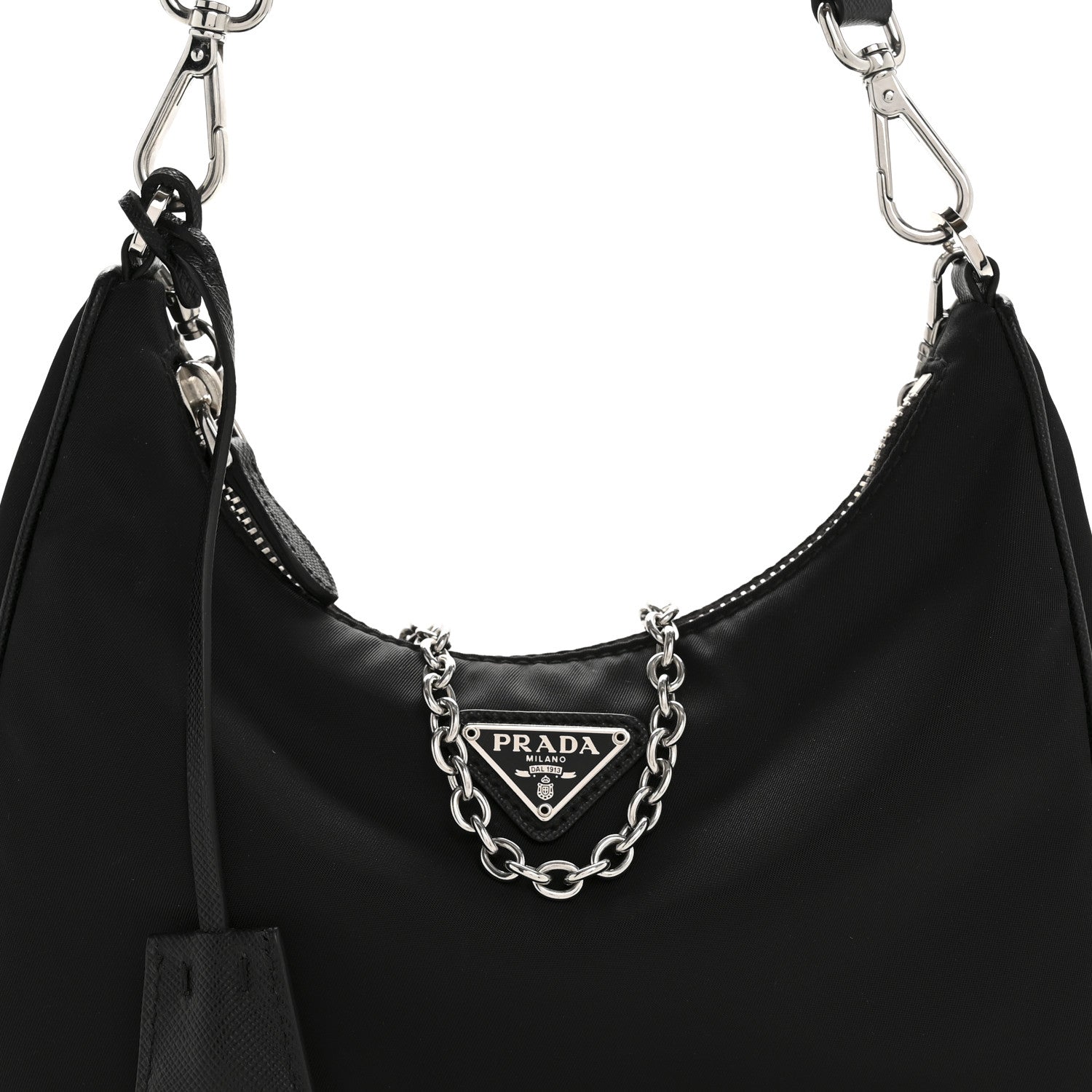 Prada Nylon Re-Edition 2005 Shoulder Bag Black 9 of 11