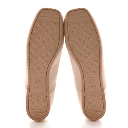 Christian Dior Satin Grosgrain D-Joy Ballet Flats 40.5 Beige Rose 5 of 11