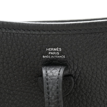 Hermes Taurillon Clemence Evelyne TPM Black 6 of 11