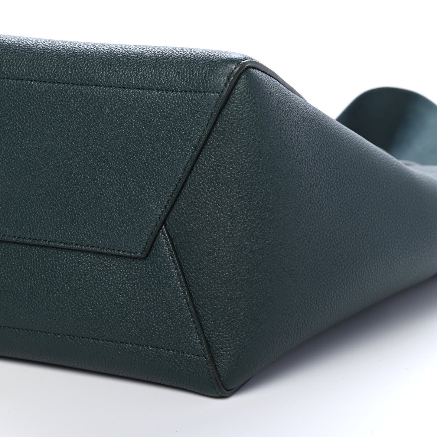 Soft Grained Calfskin Sangle Bucket Bag Amazone
