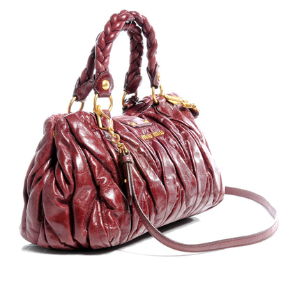 Miu Miu Leather Matelasse Lux Bauletto 3 of 8
