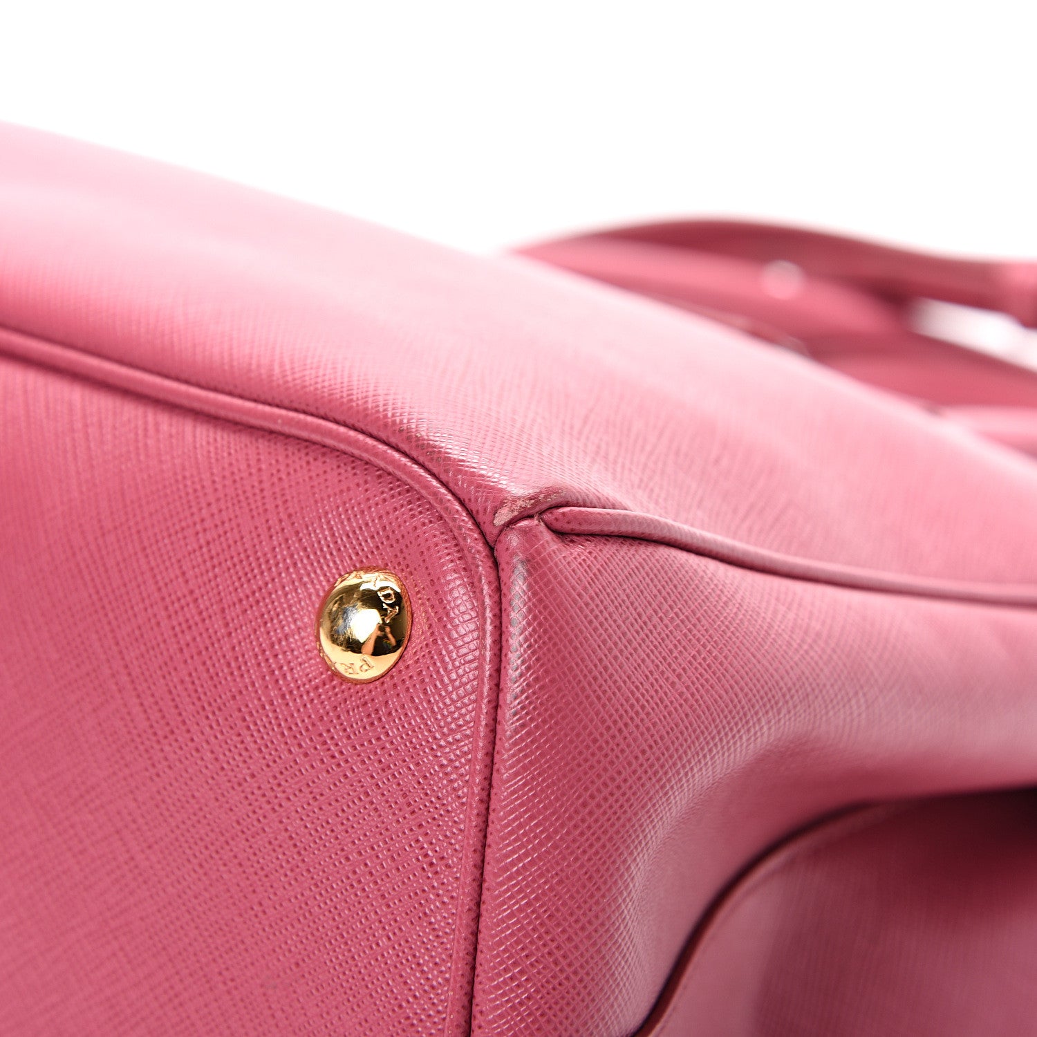 Prada Saffiano Small Galleria Double Zip Tote Fuxia 13 of 22