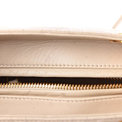 Christian Dior Lambskin Cannage Medium Lady Dior Light Beige 20 of 24