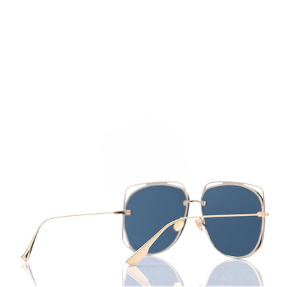 Christian Dior Metal Stellaire 6 Sunglasses Gold Blue 4 of 9