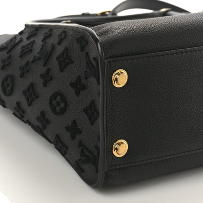 Louis Vuitton Calfskin Monogram Tufting On My Side Black 7 of 8