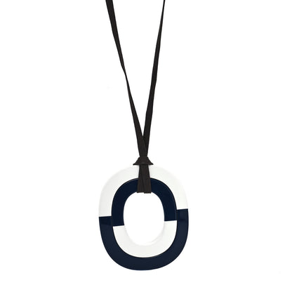 Hermes Buffalo Horn Isthme Pendant Necklace 1 of 5