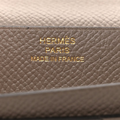 Hermes Epsom Bearn Gusset Wallet Gris Asphalte 6 of 8