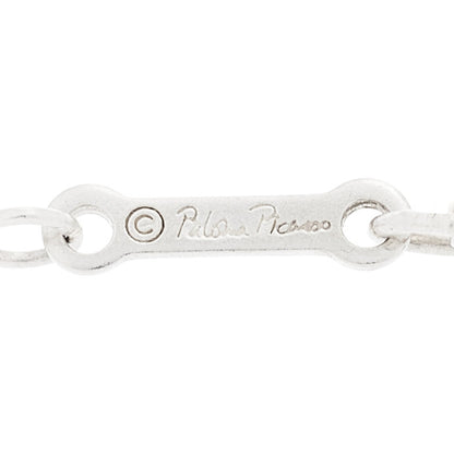 Tiffany Sterling Silver Paloma Picasso Graffiti Love Pendant Necklace 5 of 5