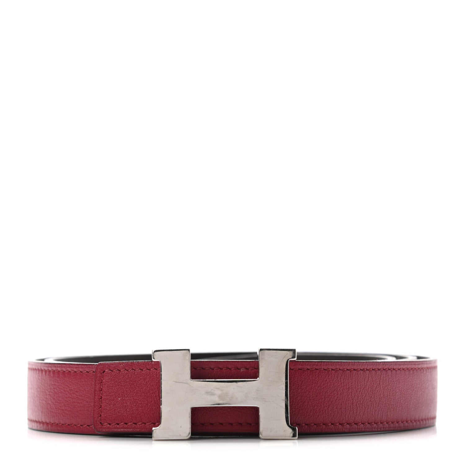 Hermes Swift 24mm Constance H Belt 95 Rubis Chocolate 1 of 12