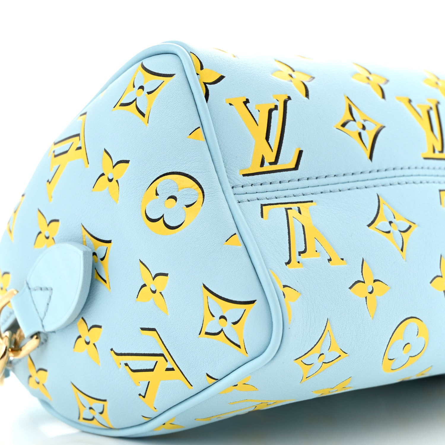 Louis Vuitton Empreinte Monogram Speedy Bandouliere 20 Baby Blue 8 of 11