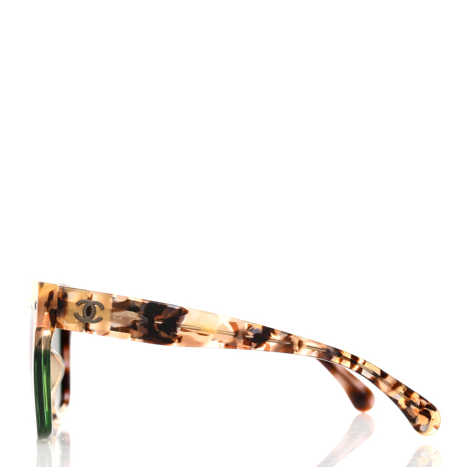 Chanel Acetate Square CC Sunglasses 71347A Tortoise 3 of 8