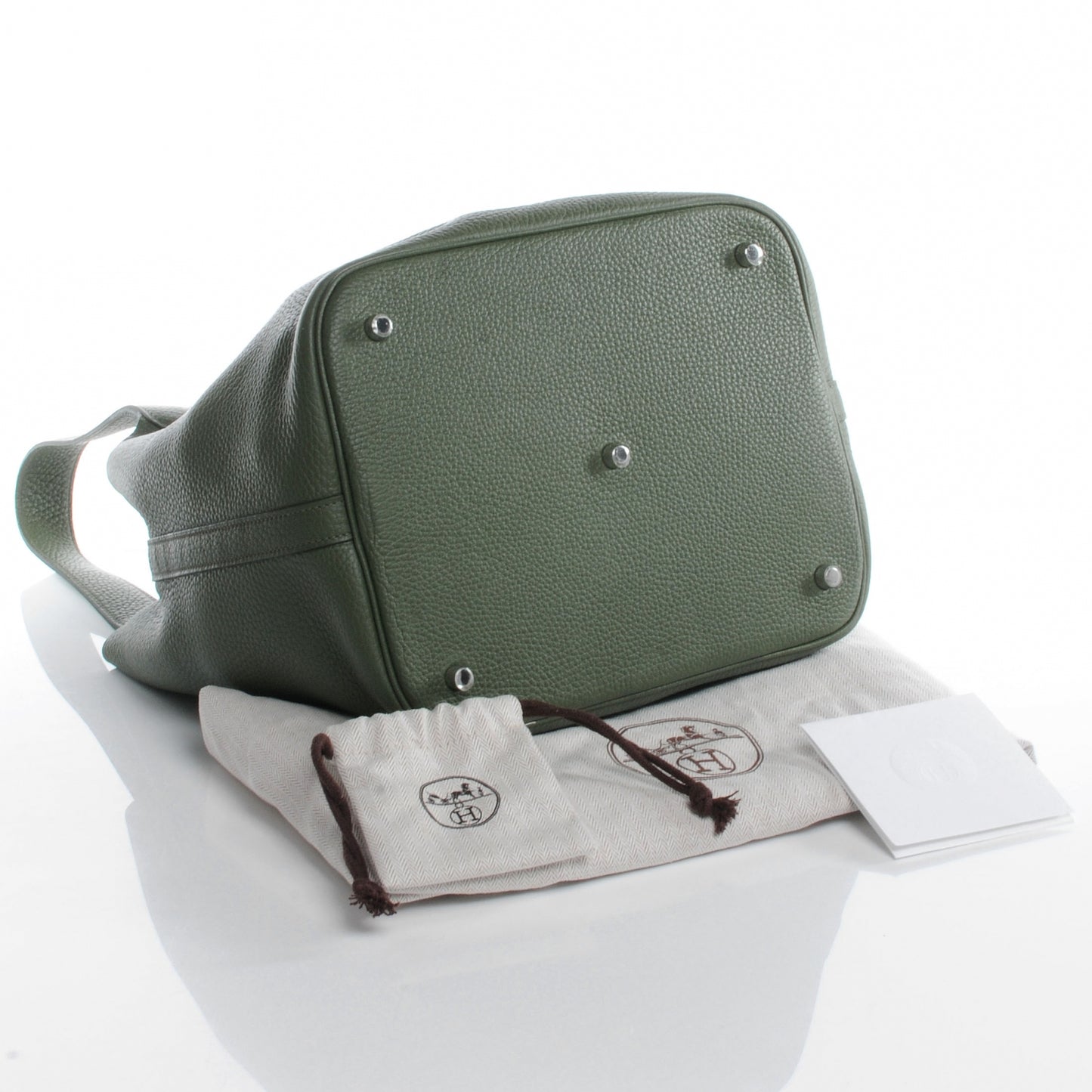 Taurillon Clemence Picotin Lock GM Vert Canopee