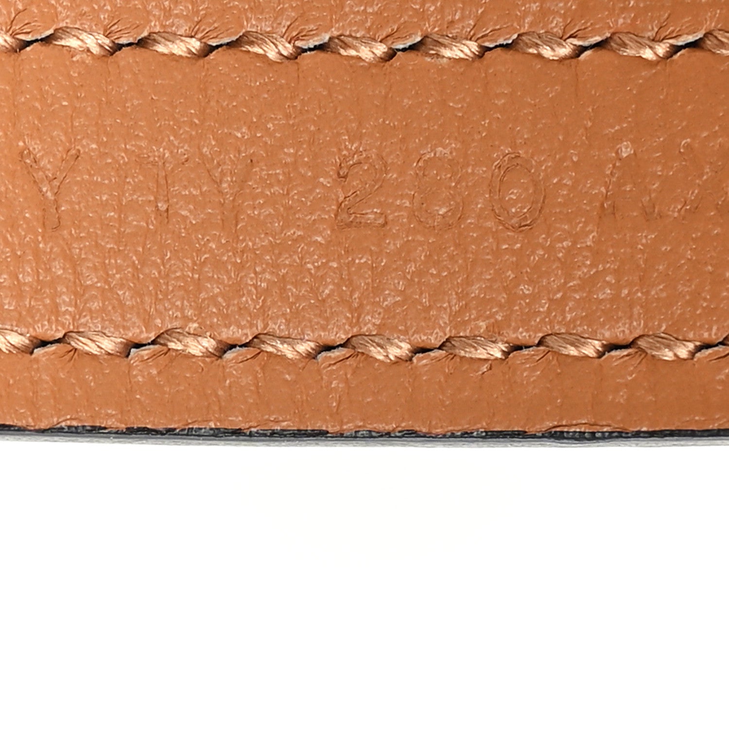 Hermes Epsom 15mm Pop H Belt 80  Orange Poppy 3 of 6