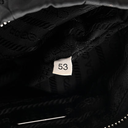 Prada Tessuto Nylon Gaufre Pochette Black 7 of 16
