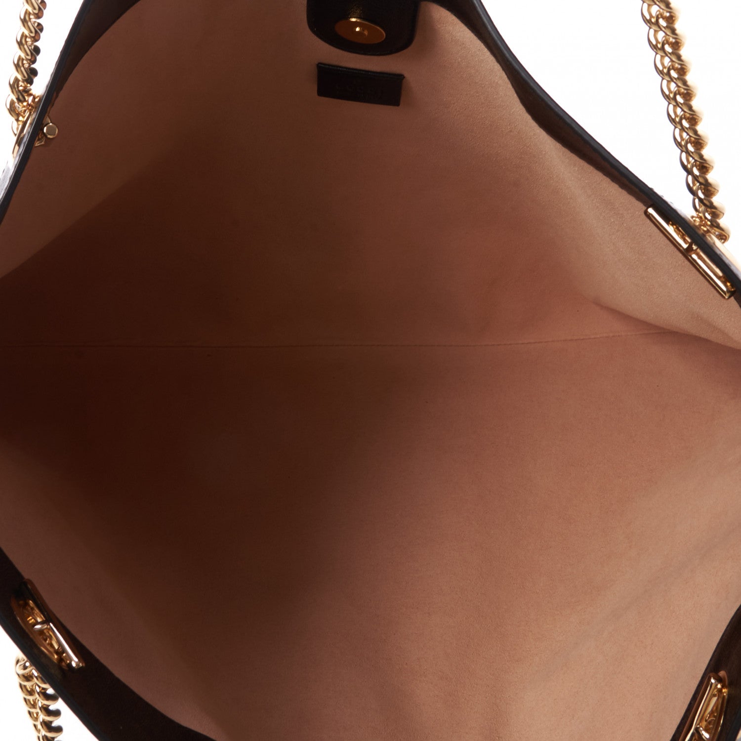 Gucci Calfskin Large Rajah Chain Tote Black 8 of 11