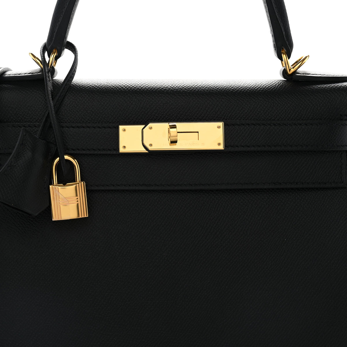 Hermes Epsom Kelly Sellier 28 Black 8 of 11