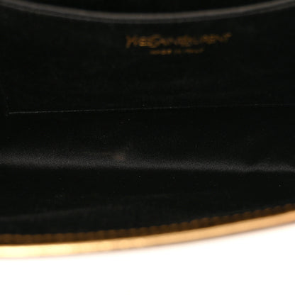 Saint Laurent Metallic Calfskin Monogram Large Belle De Jour Clutch Gold 5 of 10