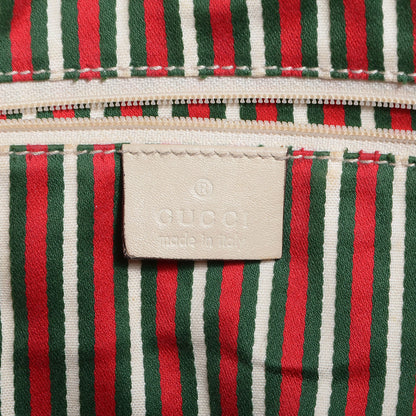 Gucci Monogram Medium New Britt Tote Off White 6 of 7