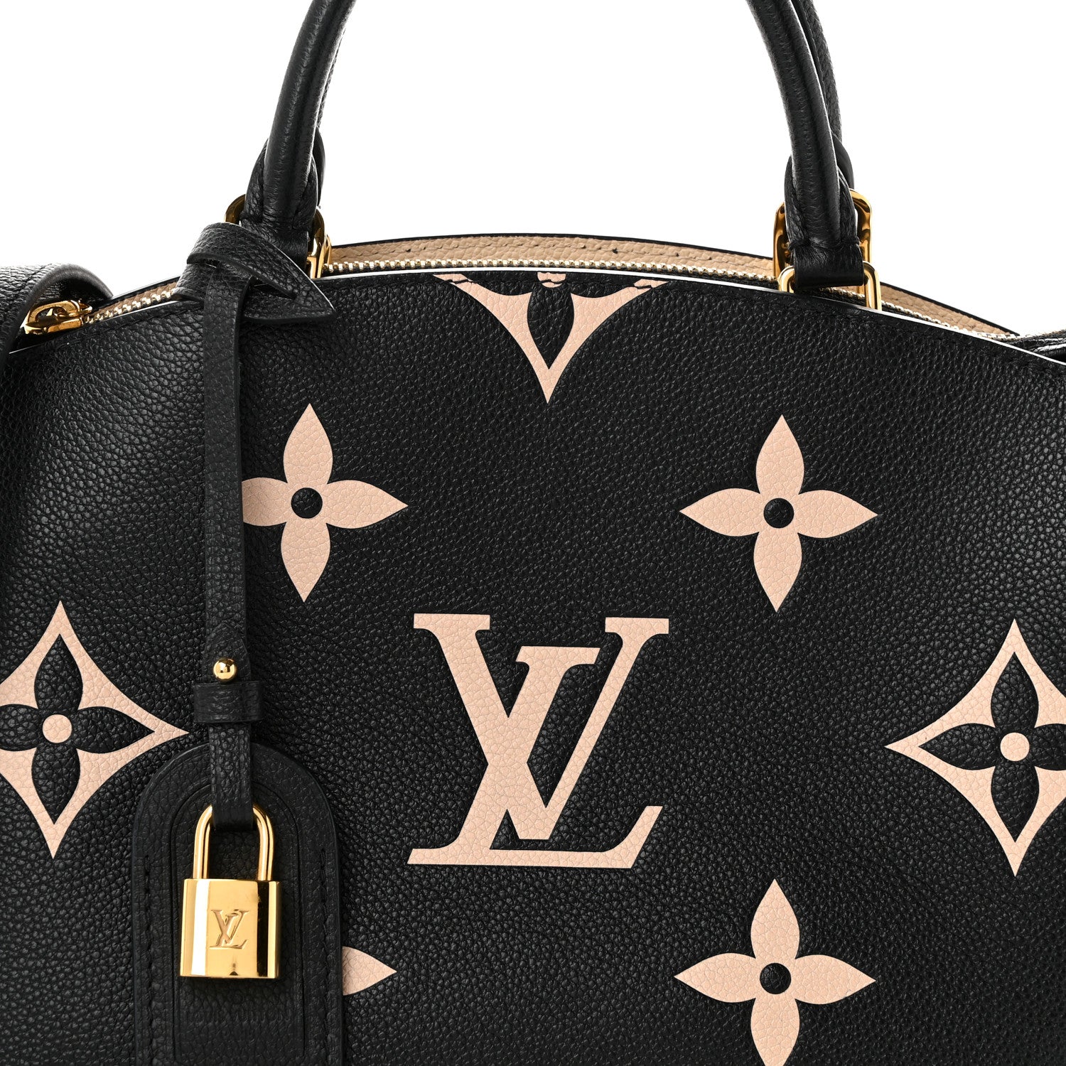Louis Vuitton Empreinte Monogram Giant Petit Palais Black Beige 7 of 10