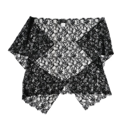 Chanel Cotton Lace Shawl Black 1 of 4