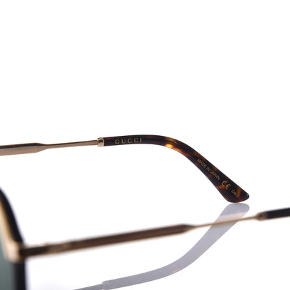 Gucci Squared Aviator GG Sunglasses GG0200S Black 6 of 9