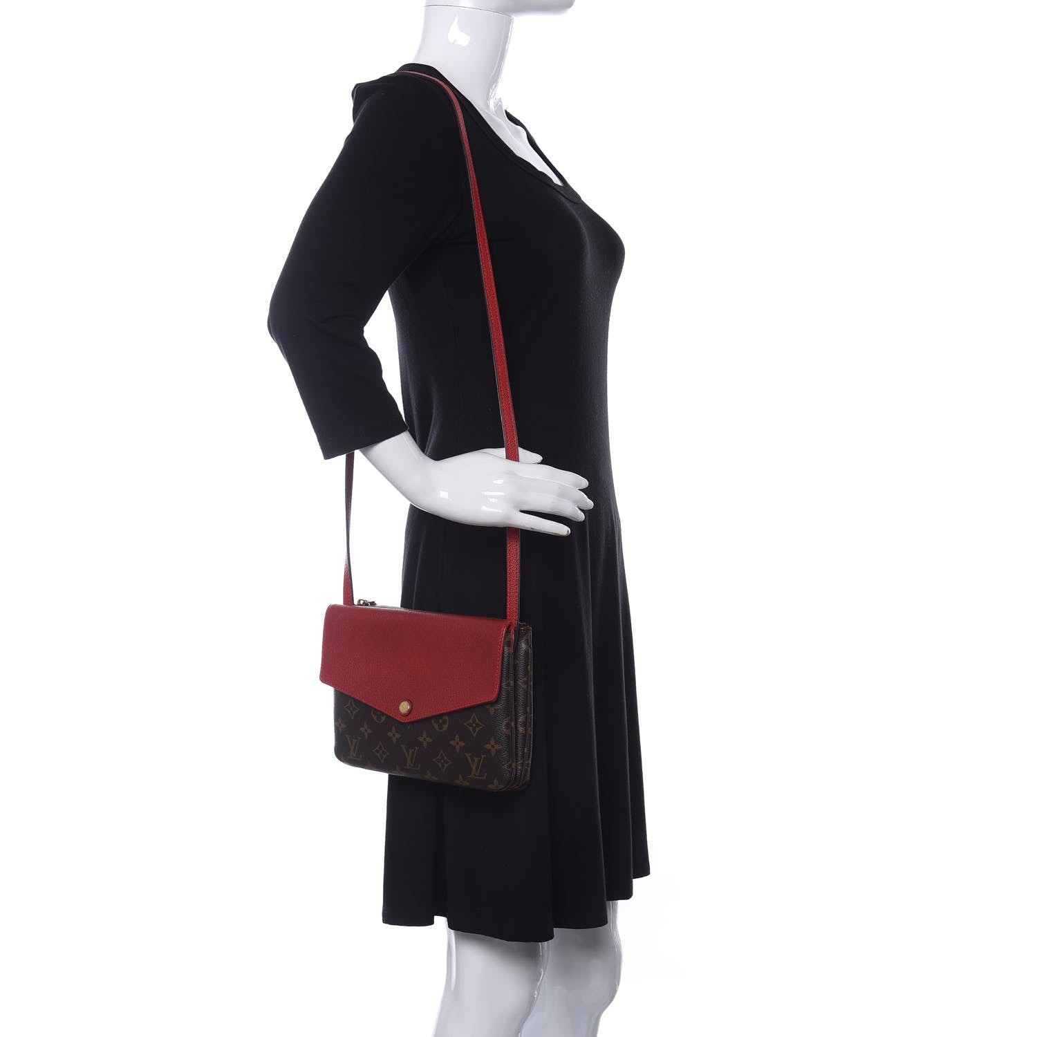 Louis Vuitton Monogram Twice Pochette Cherry 2 of 14