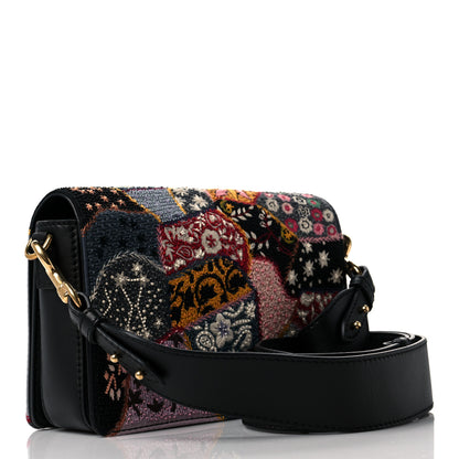 Christian Dior Canvas Embroidered Peace and Love Dio(r)evolution Flap Bag Multicolor 2 of 8