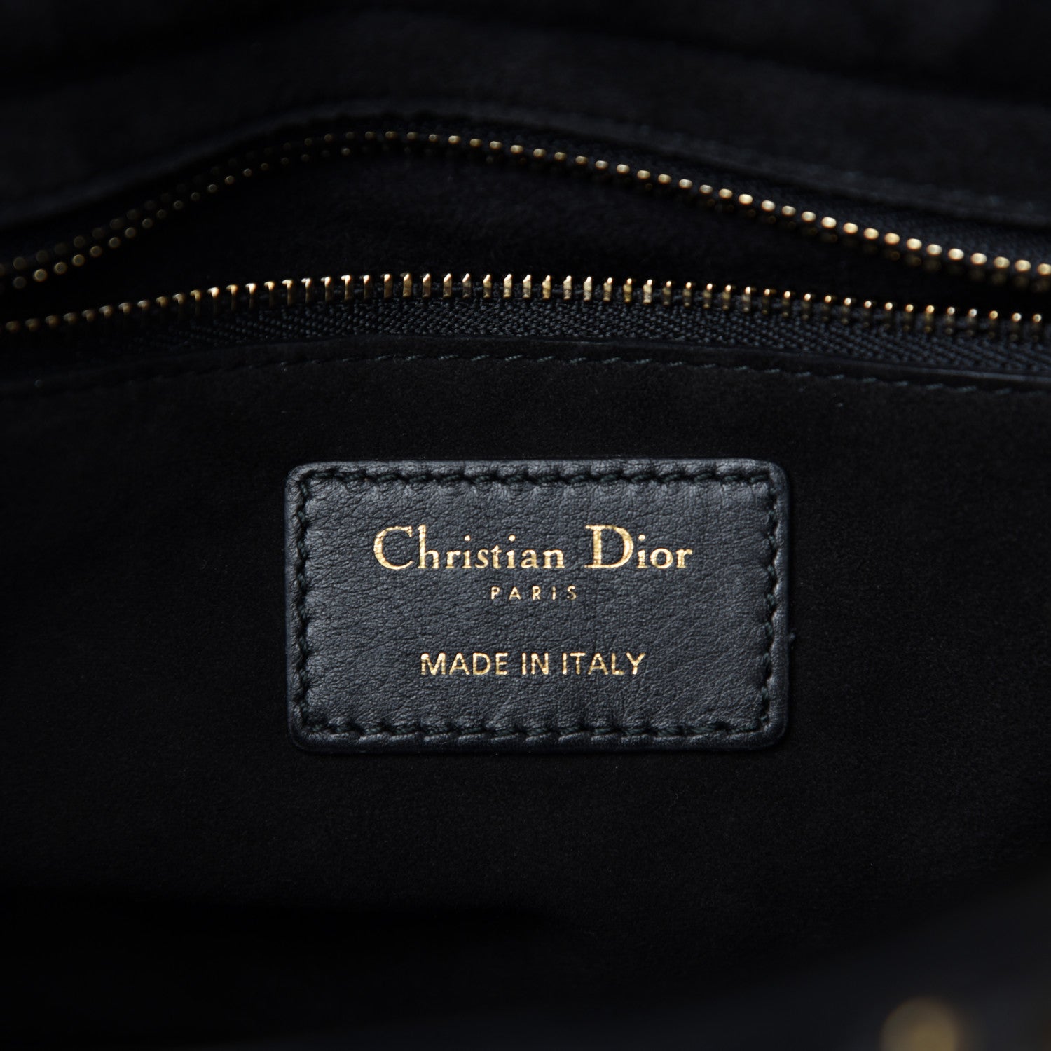 Christian Dior Calfskin Cannage Studded Medium Supple Lady Dior Black 8 of 10