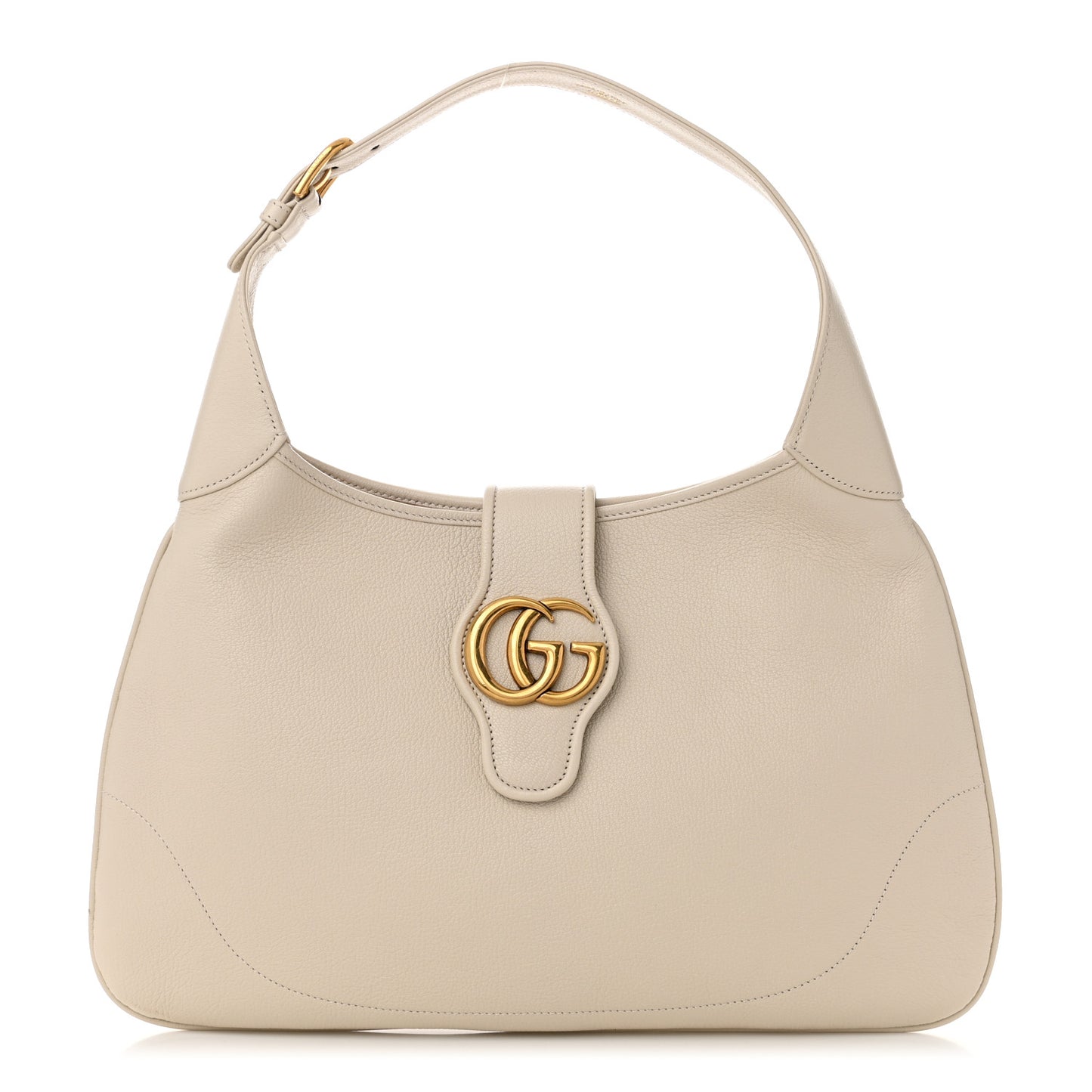 Goatskin Medium Aphrodite Shoulder Bag Mystic White