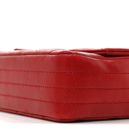 Chanel Lambskin Quilted Small Single Flap Red 10 of 10