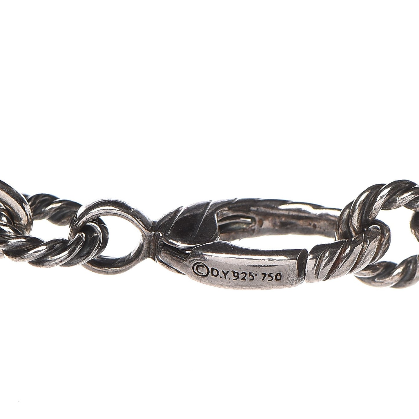 Sterling Silver 18K Gold Mobile Link Necklace