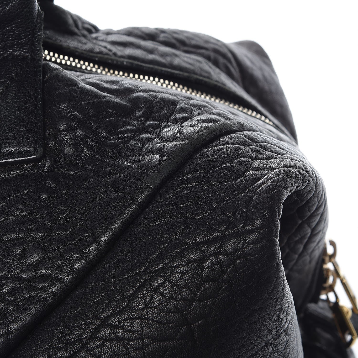 Saint Laurent Pebbled Lambskin Medium Easy Sac Black 15 of 21