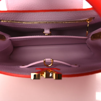 Louis Vuitton Taurillon Capucines BB Tonic Orange 4 of 8