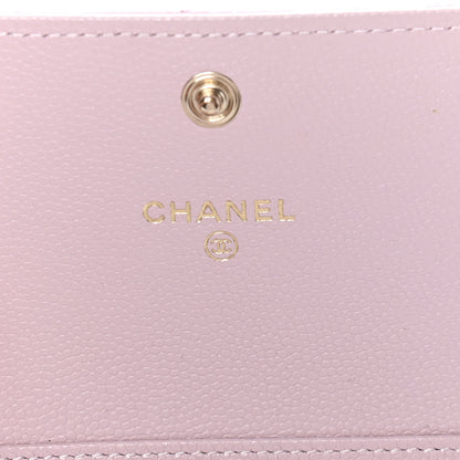 Chanel Caviar Quilted Coco Candy Card Holder On Chain Light Pink 6 of 10