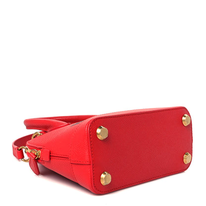 Balenciaga Signature Grained Calfskin Logo XXS Ville Top Handle Bag Rouge Coquelicot Black 4 of 11